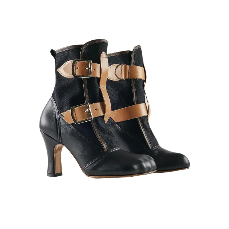 Vivienne Westwood Bondage Ankle Boots 10cm Women's Black-2