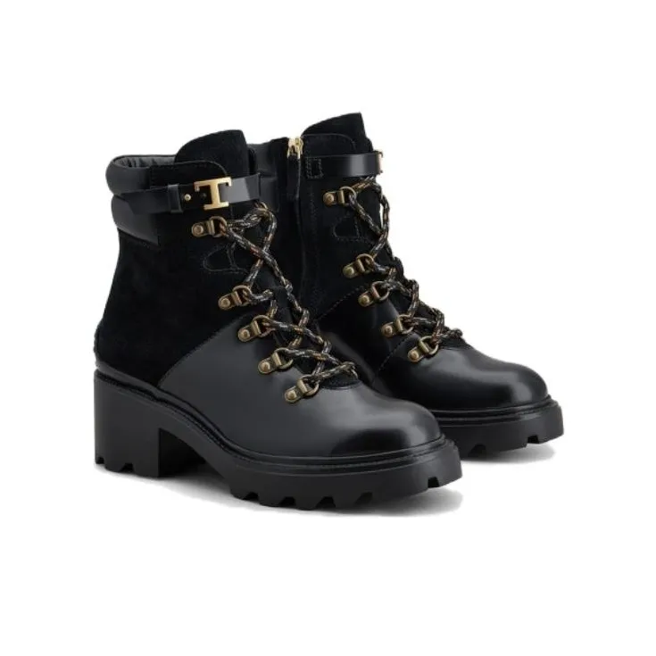 TOD'S Ankle Boots 5cm Women's Black-2