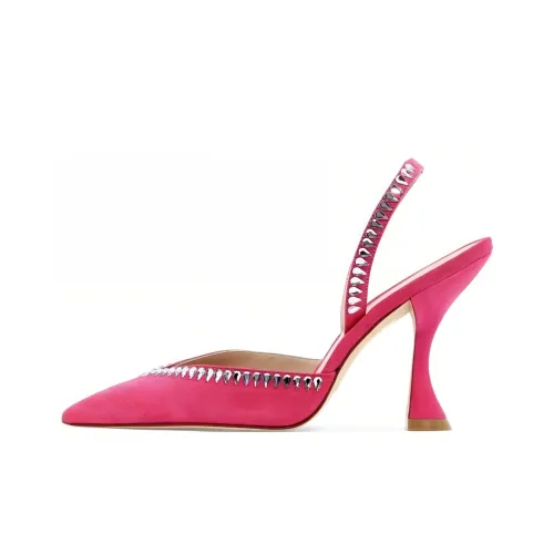 stuart weitzman Rhinestone 105mm Suede Pumps