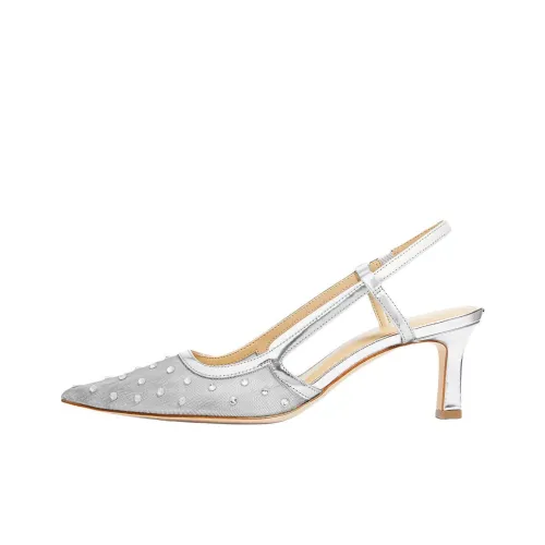 MICHAEL KORS Alora Slim Heel High Heels 6.3cm Women's Silver