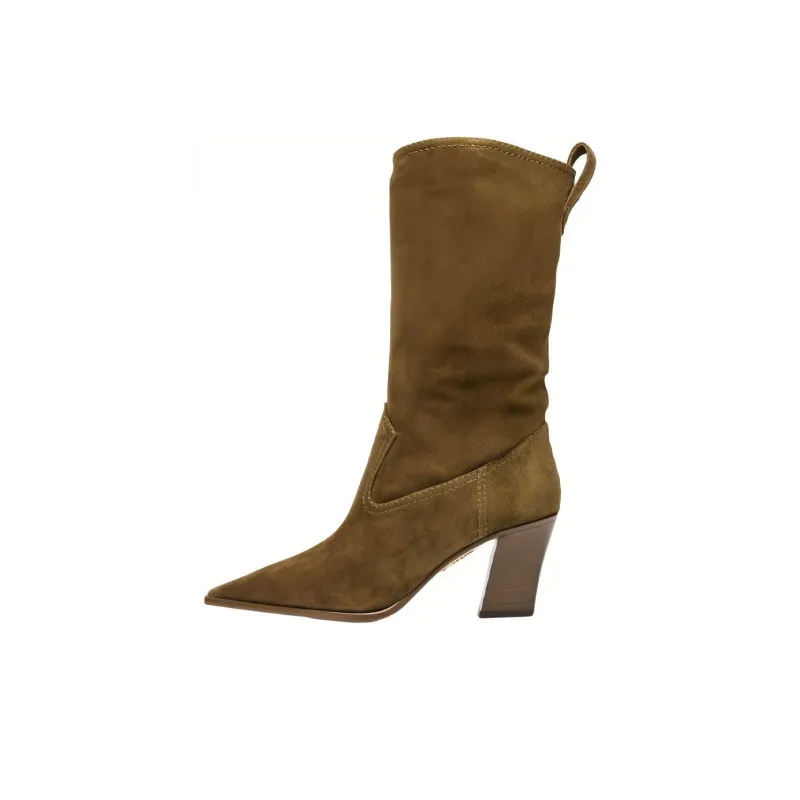 AQUAZZURA Dolly Boot 70 Mid-Calf Boots Women's Green-0