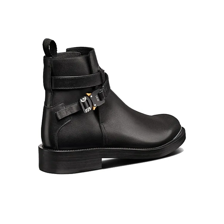 DIOR Evidence Ankle Boot Black Smooth Calfskin-3