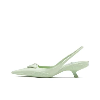 PRADA Slim Heel High Heels Women's Green