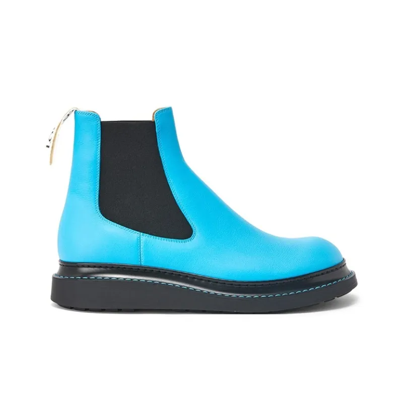 LOEWE Chelsea Boots Men's Blue Black-1