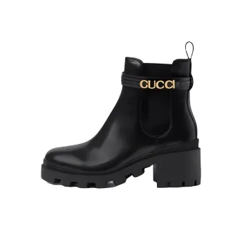 GUCCI Logo lettering 70mm Ankle Boots