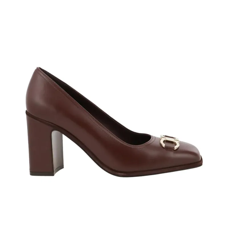 FERRAGAMO Otilia Logo-plaque Pumps-1