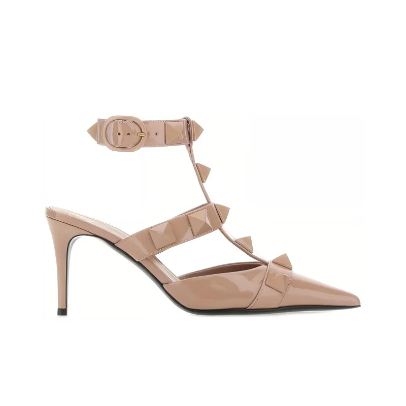 Valentino Roman Sandals 9cm Women's Nude-1