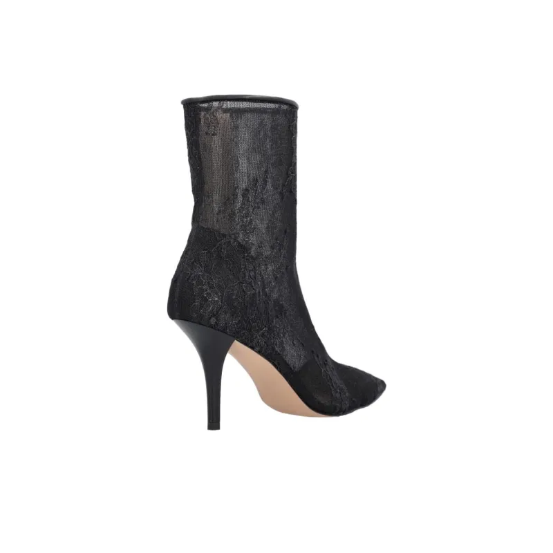 PINKO Ankle Boots 9cm Women's Black-4