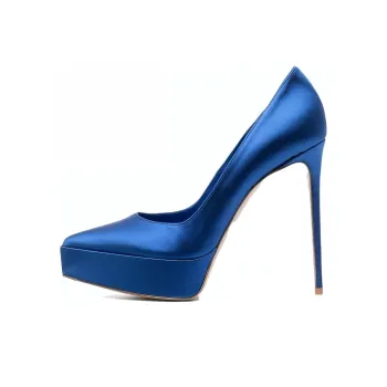Le Silla Uma 130mm Satin Pumps