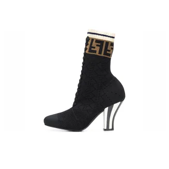 FENDI Ankle Boots Women's Black