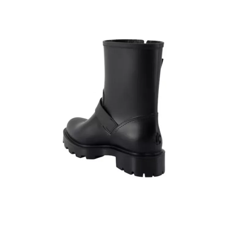 Jimmy Choo Yael Rain Boot Black Rubber-3