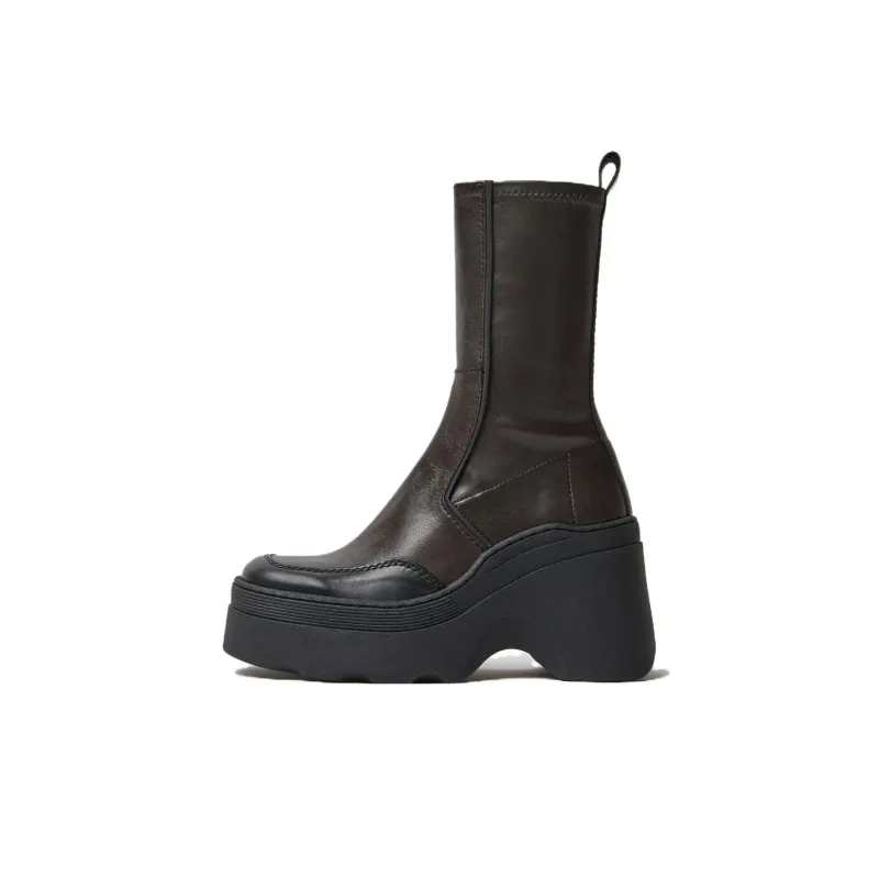 MIISTA Ankle Boots 10cm Women's Brown-0