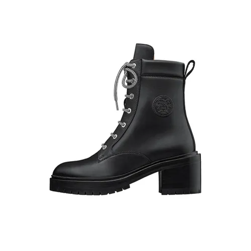 HERMES Ankle Boots Women's Black