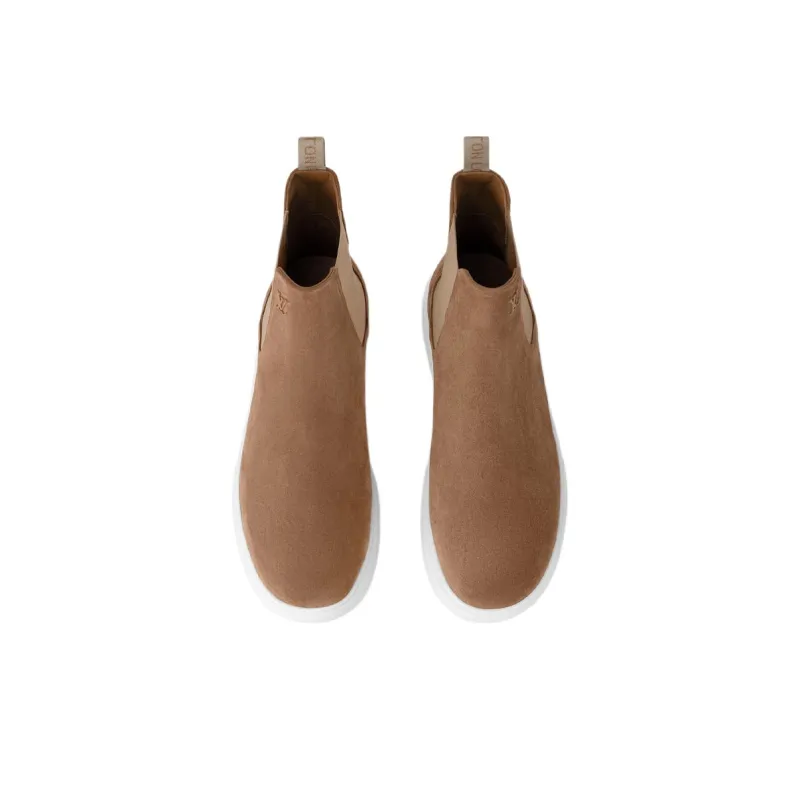 LOUIS VUITTON Pacific Short Chelsea Boots Men's Light Brown-3