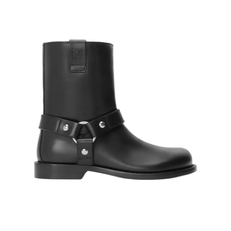 LOEWE Campo Ankle Boots 3cm Women's Black-1