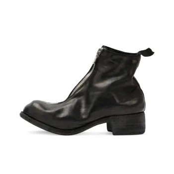 GUIDI 40mm Zip up Leather Ankle Boots