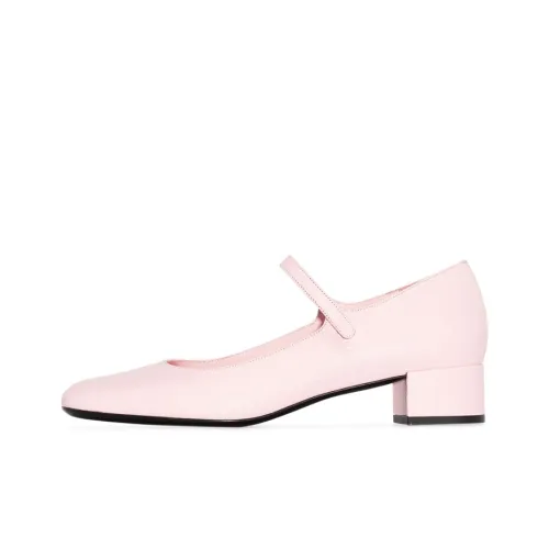 By Far Ginny Block Heel High Heels 3.5cm Women's Pink