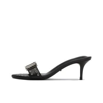 Tony Bianco Slide Slippers Women's Black