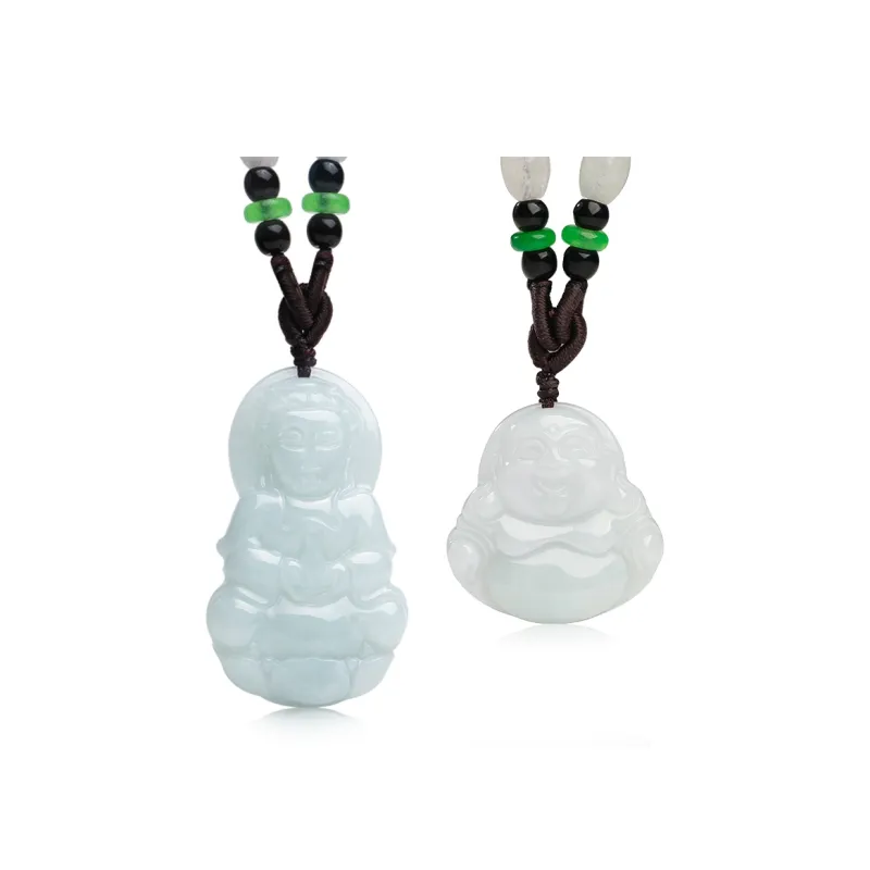 With The Heart Of The Jade Bean Type Jadeite Necklaces Women's-14