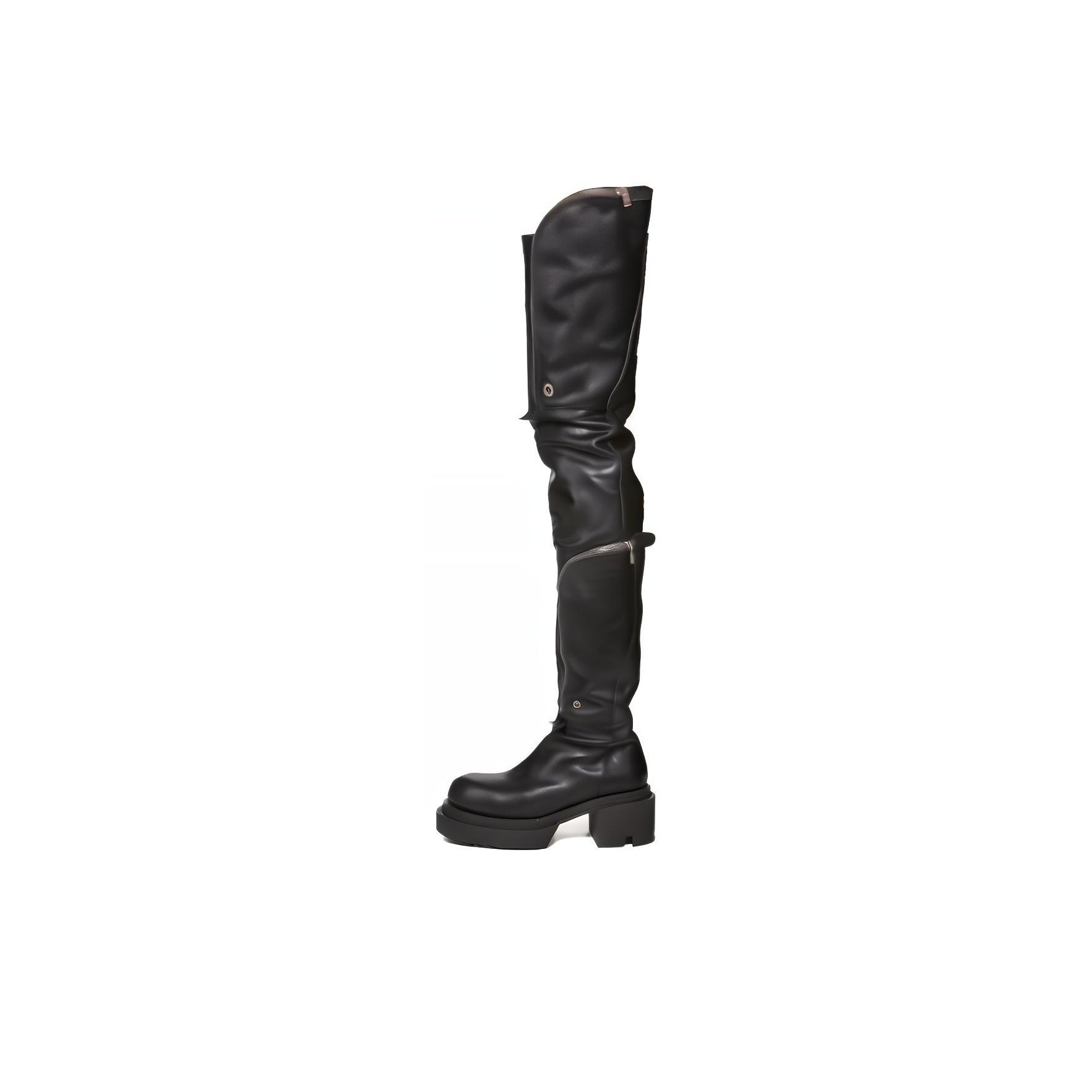 RICK OWENS Over-The-Knee Boots Shoes on Sale & Authentic