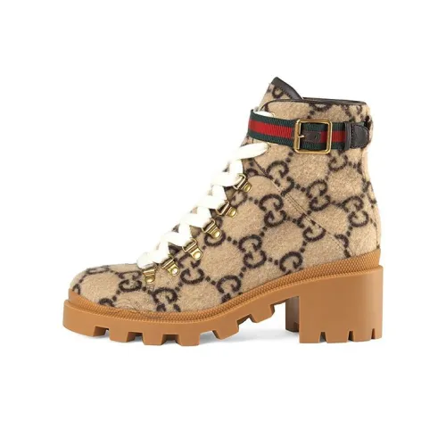 GUCCI GG Wool Ankle Boot