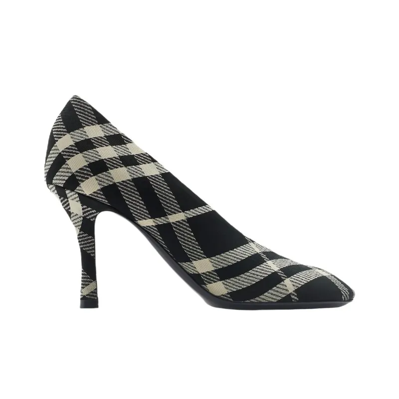 Burberry Baby Slim Heel High Heels 8.5cm Women's Black-1