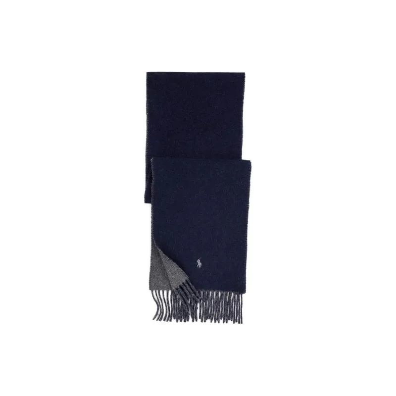 Ralph Lauren Cotton Knit Scarves Men's Dark Blue-0