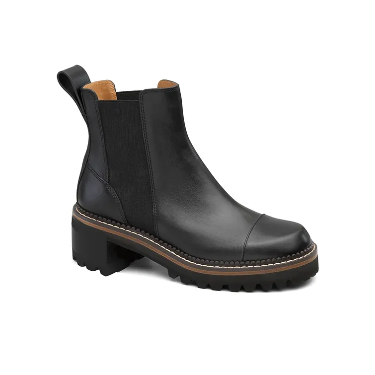 See By Chloe Mallory Short Chelsea Boots Women's Black-2