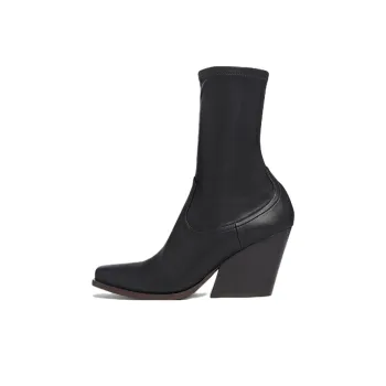 Stella McCartney Cowboy Stretched Square Toe Boots Women's