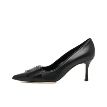 MANOLO BLAHNIK Slim Heel High Heels Women's Black