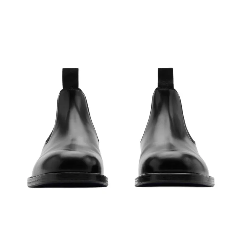 Burberry Tux Low Leather Chelsea Boots-1