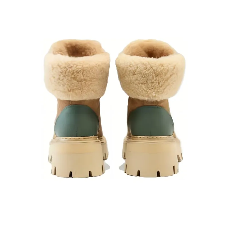 WOOLRICH Ankle Boots Women's Caramel Beige-4