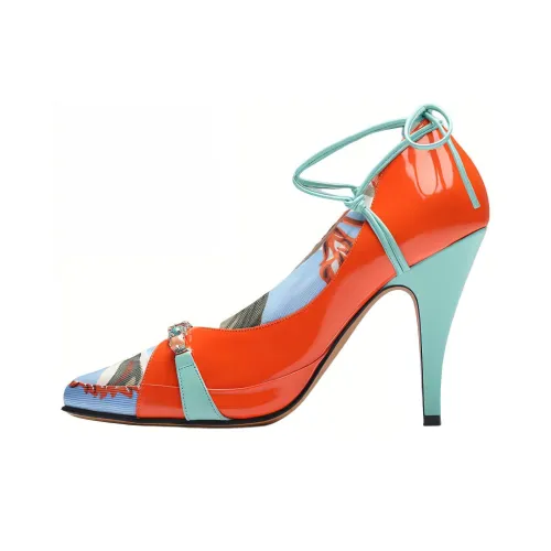 Maison Margiela Tabi Monster Panelled Pumps