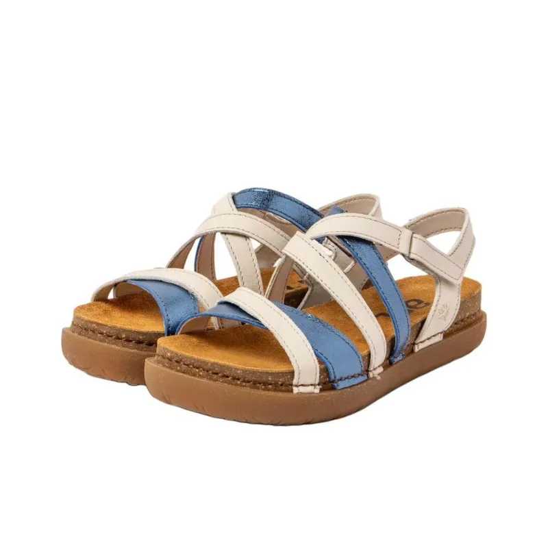 Art RHODES Strap Sandals Women's White Blue-1