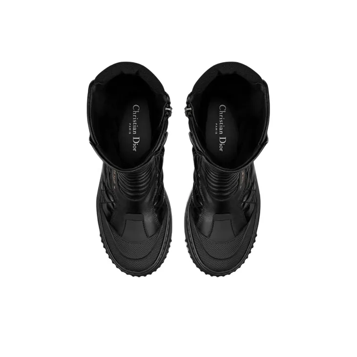 DIOR D Leader Ankle Boots Women's Black-3