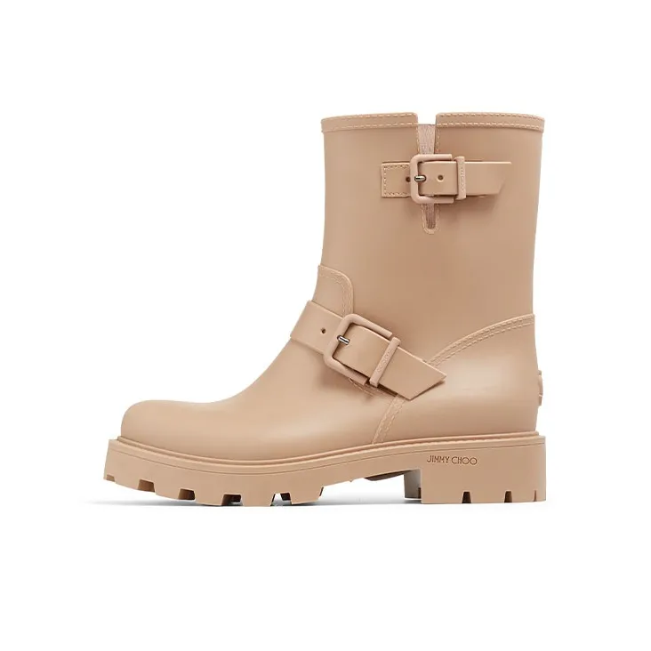 Jimmy Choo Yael Flat Biodegradable Rubber Rain Boots-0