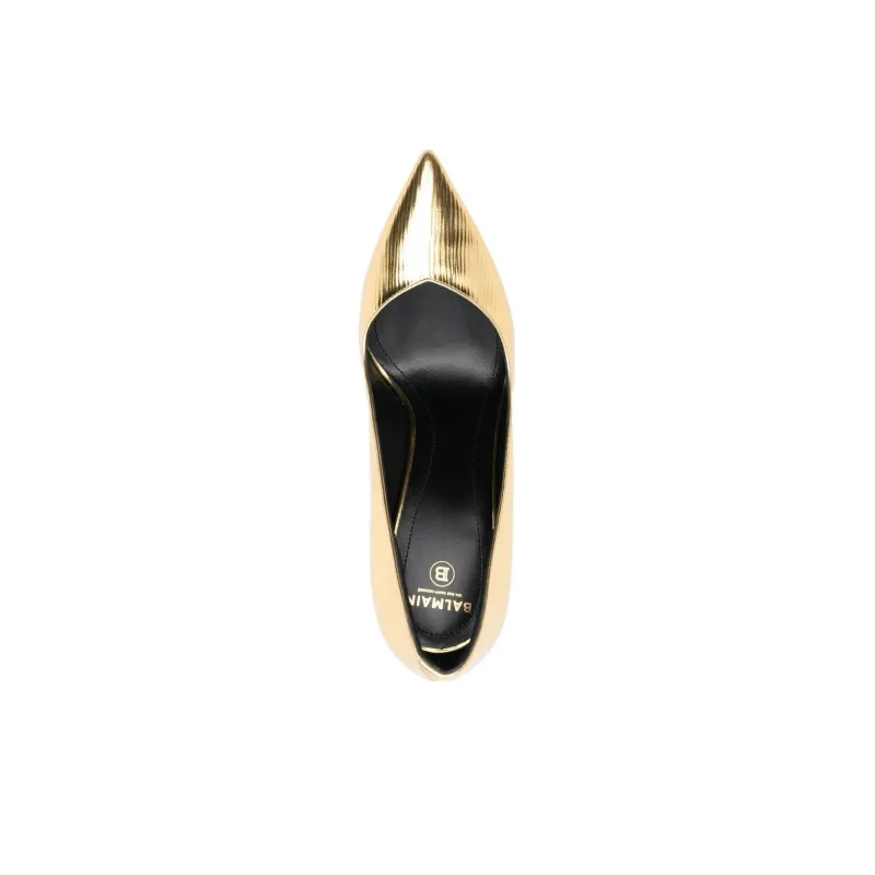 BALMAIN 100mm Metallic Pointed-toe Pumps-4
