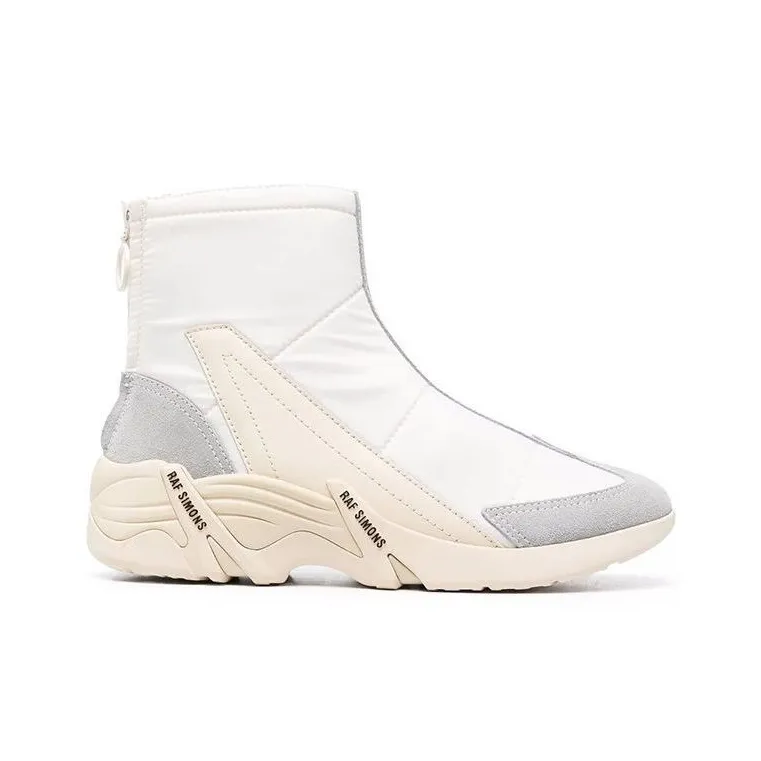 RAF SIMONS Ankle Boots Men's Gray White-1