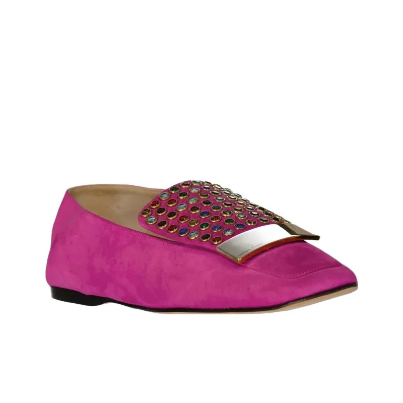SERGIO ROSSI Casual Single Shoes Women's Fuchsia-2