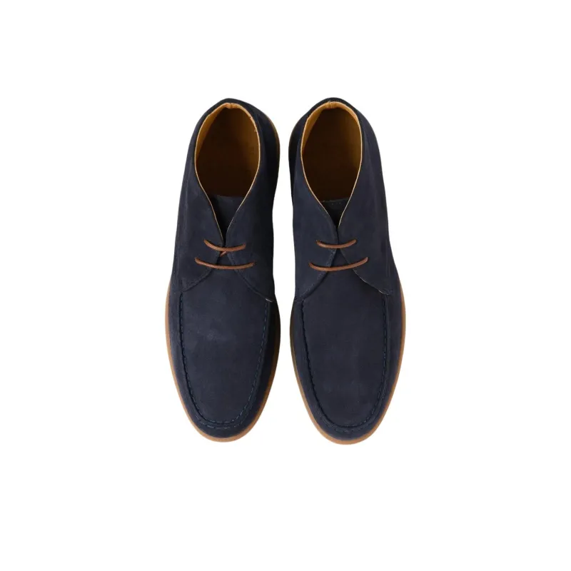 LOAKE Amalfi Ankle Boots Men's Marine Blue-3