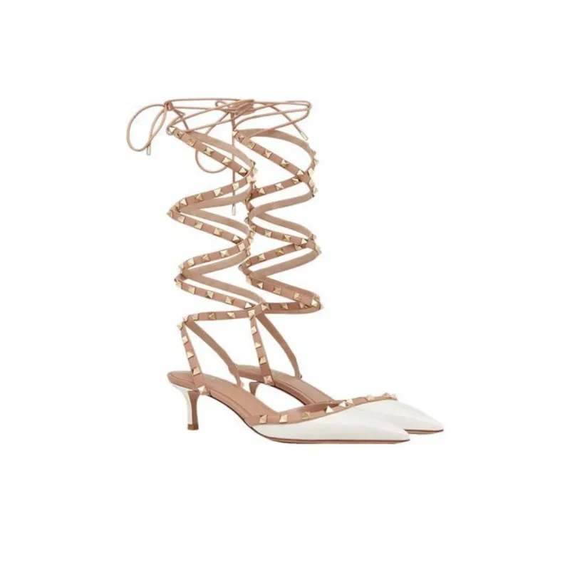 Valentino Garavani Rockstud 50mm Patent-leather Pumps-2