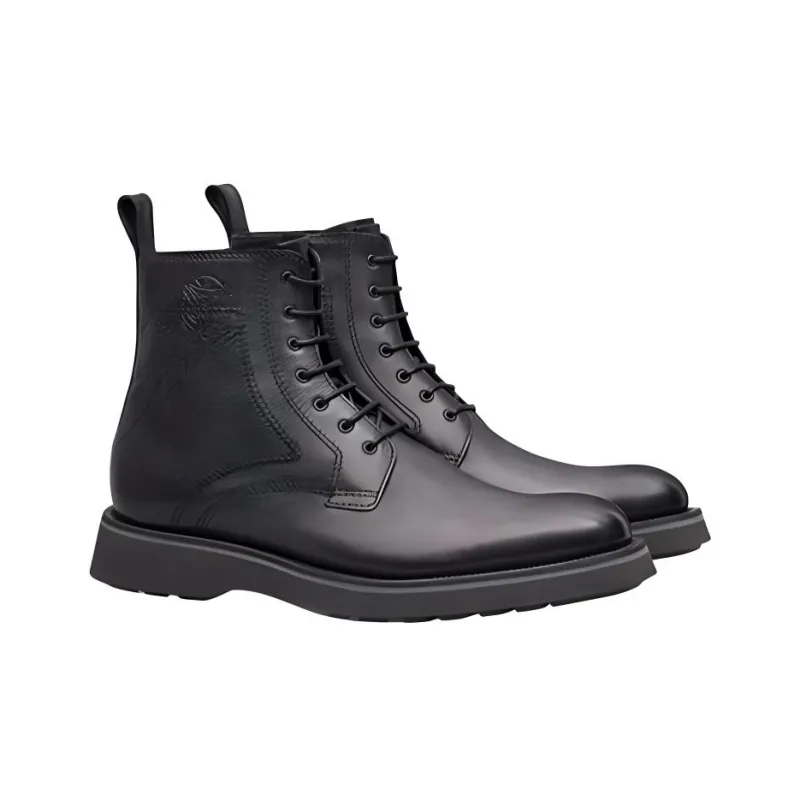 BERLUTI Alessio Scritto Ankle Boots Men's Black-2