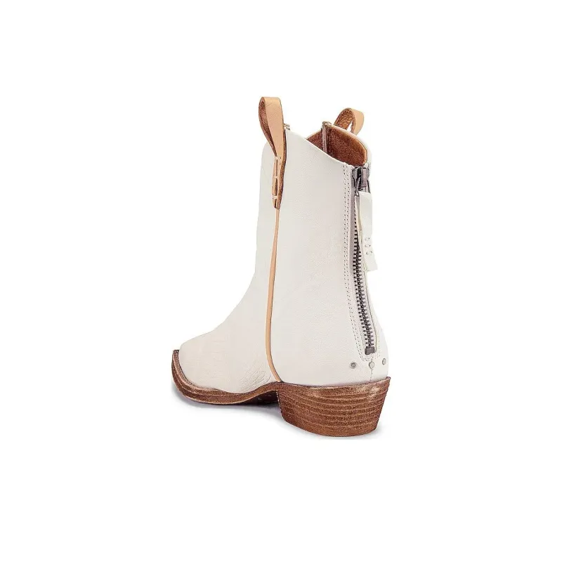 FREE PEOPLE Ankle Boots 4cm Women's White-3