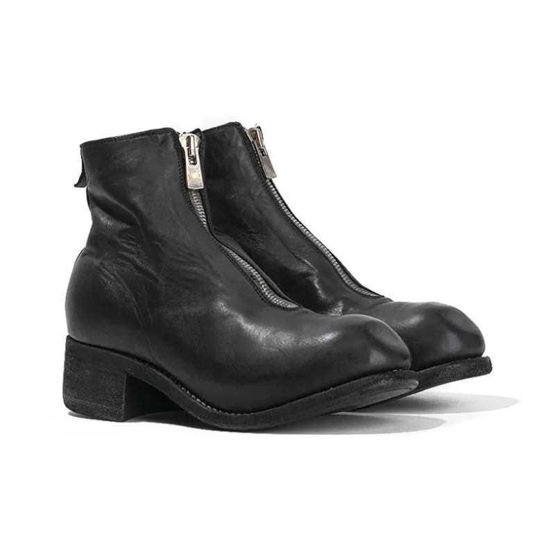 GUIDI Zip-up Ankle Boots-1