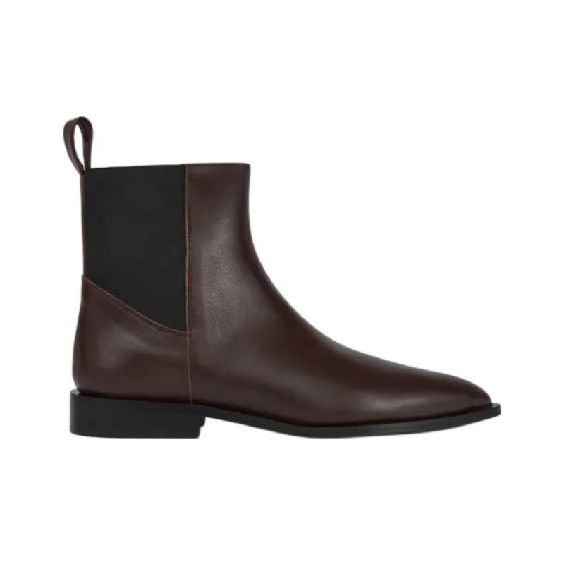ATP Atelier Lauro Short Chelsea Boots Women's Brown-1