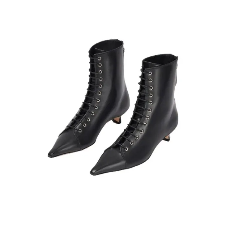 Aeyde Trixi Ankle Boots 7.5cm Women's Black-2