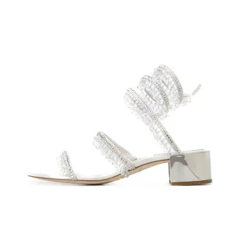RENE CAOVILLA Cleo High Heels Women's Silver