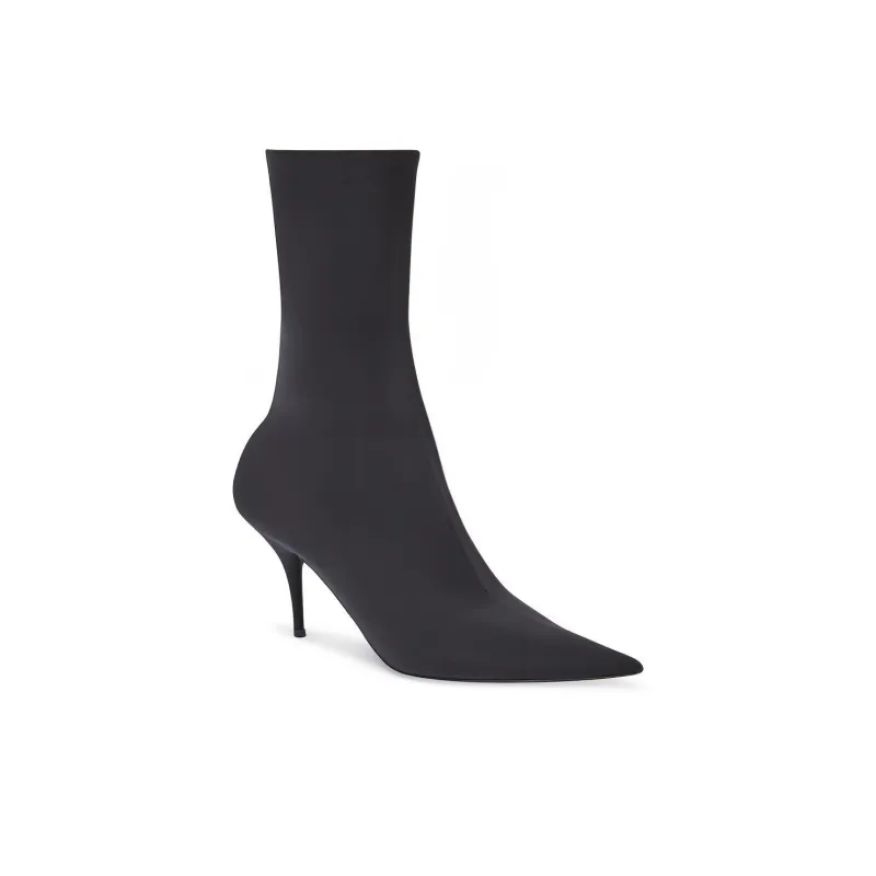 Balenciaga Matte Knife Boots 'Black' Women's-2