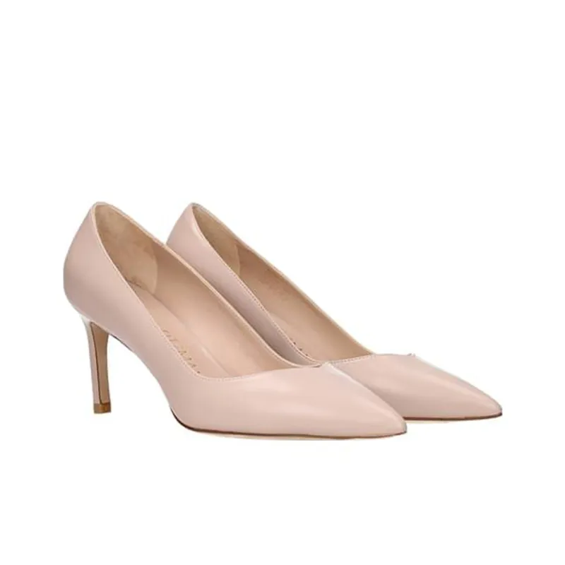 stuart weitzman Pointed Leather Pumps-2
