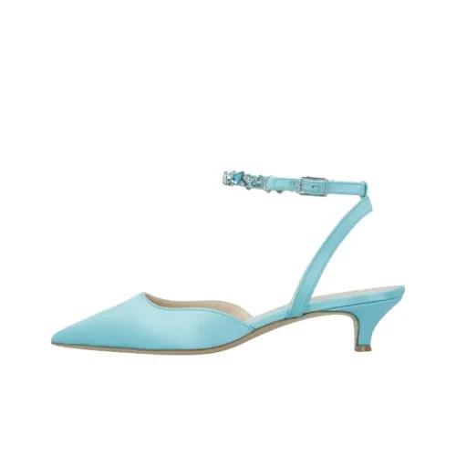 PAROSH Cone Heel High Heels Women's Light Blue